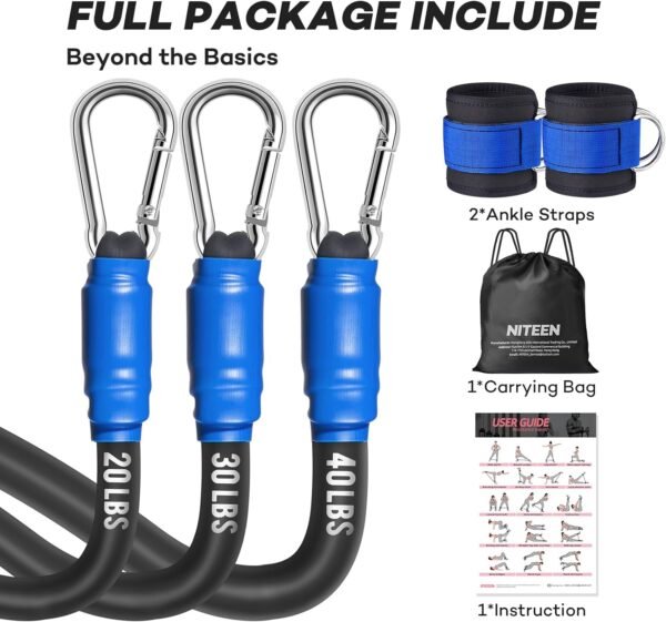 Ankle Resistance Bands with Cuffs